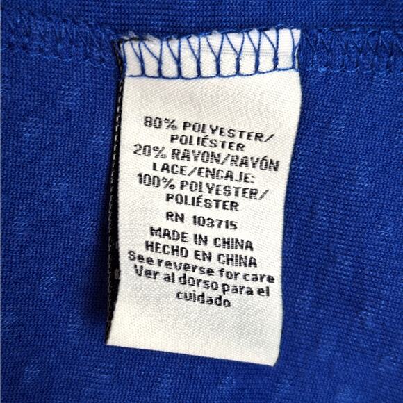 Zac & Rachel Blue Textured Blouse - Picture 6 of 7